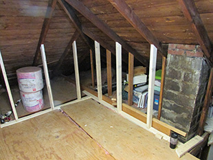 attic before