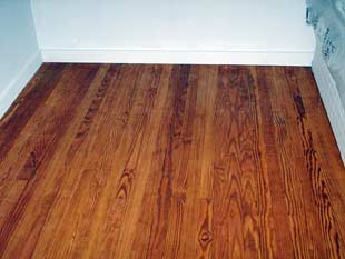 floor installation after
